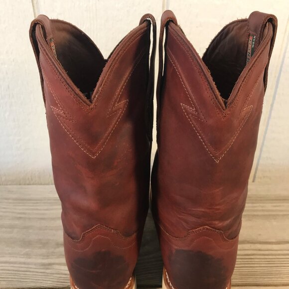 Tecovas Knox Mens Wedge Roper Briar Leather Western Boots 9 D 1025 - Picture 13 of 15